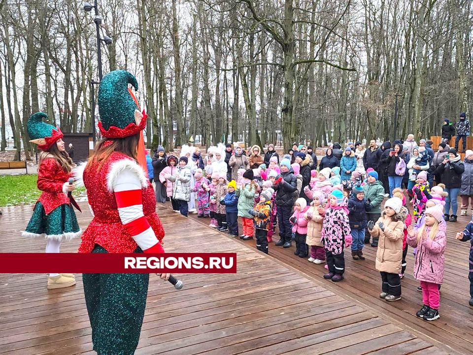 В Свердловском парке Лосино-Петровского округа стартовал зимний сезон