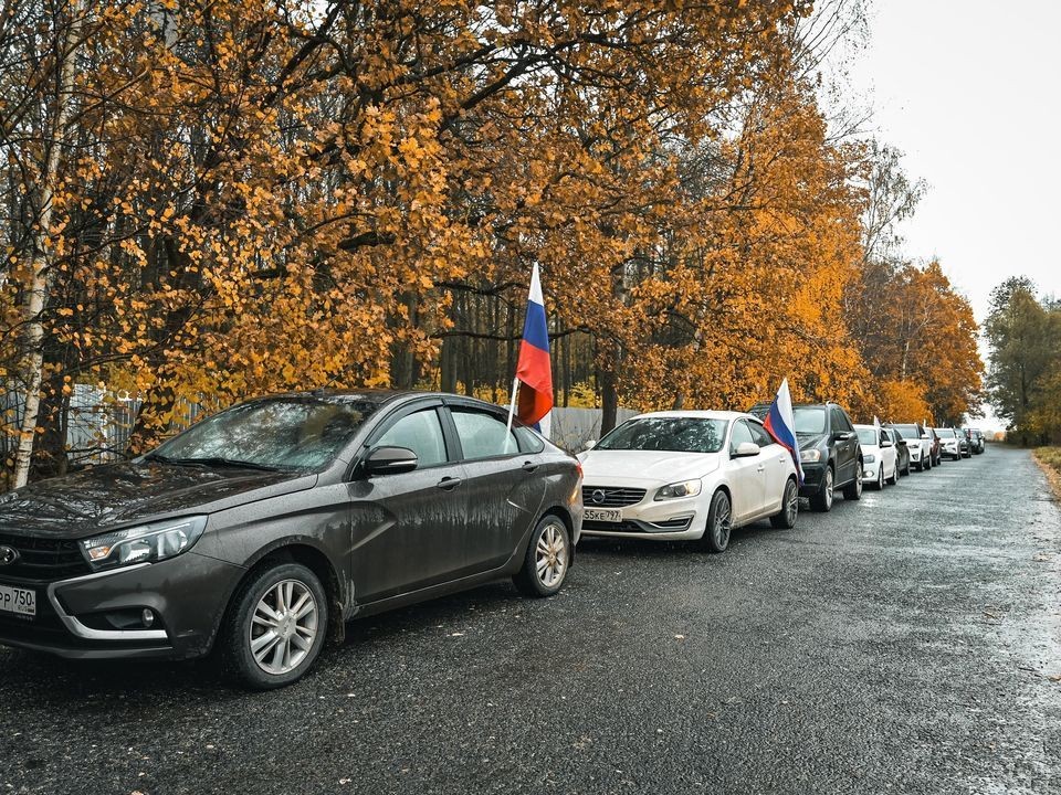 Автопробег провели в Домодедове в честь кавалера ордена Мужества