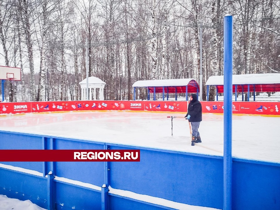 Круглосуточный каток появился в Сестрорецком парке