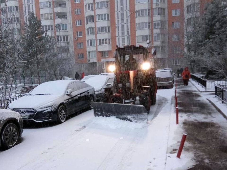 Коммунальные службы Красногорска подготовились к снегопадам