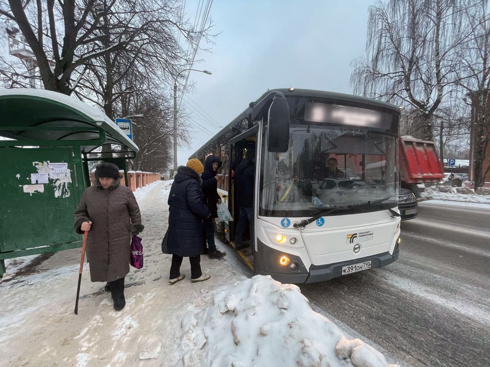 На маршрут № 26 в Лосино-Петровском добавили автобус большого класса