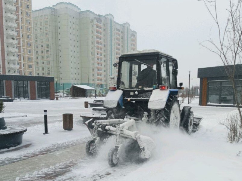 В Подольске работает горячая линия по уборке снега во дворах