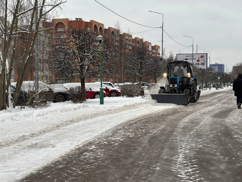 В Дубне коммунальщики перешли в режим повышенной готовности из-за снегопада