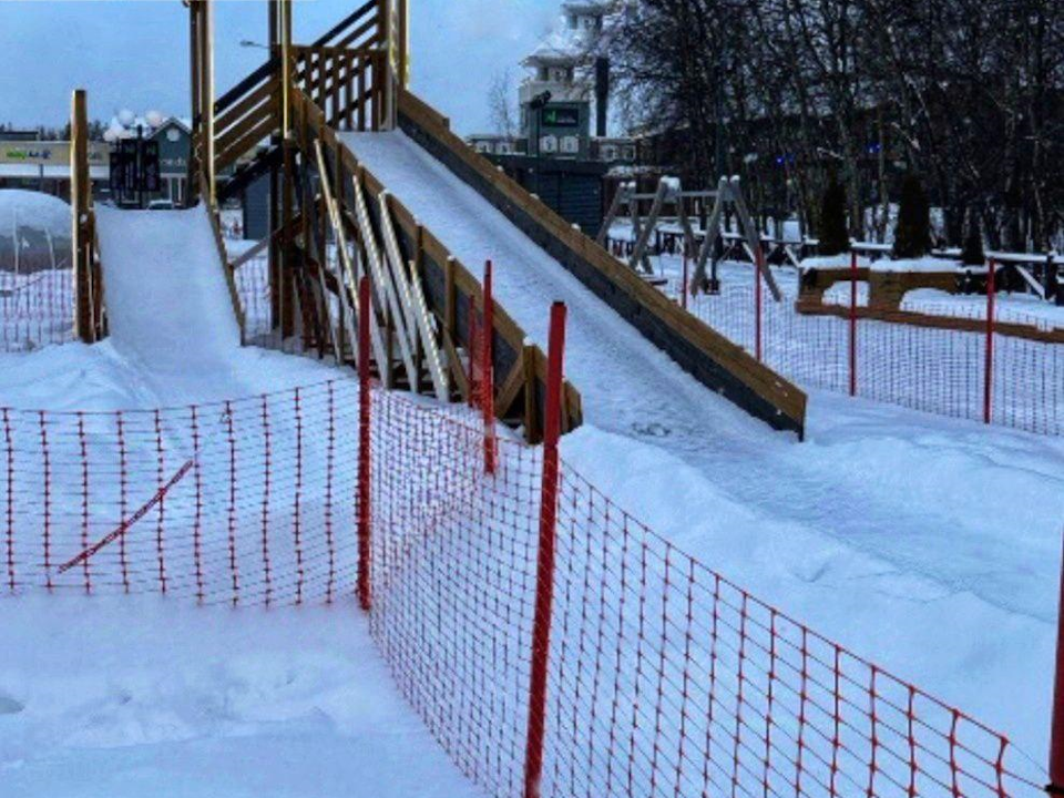 Нелегальную зимнюю горку нашли в Чехове