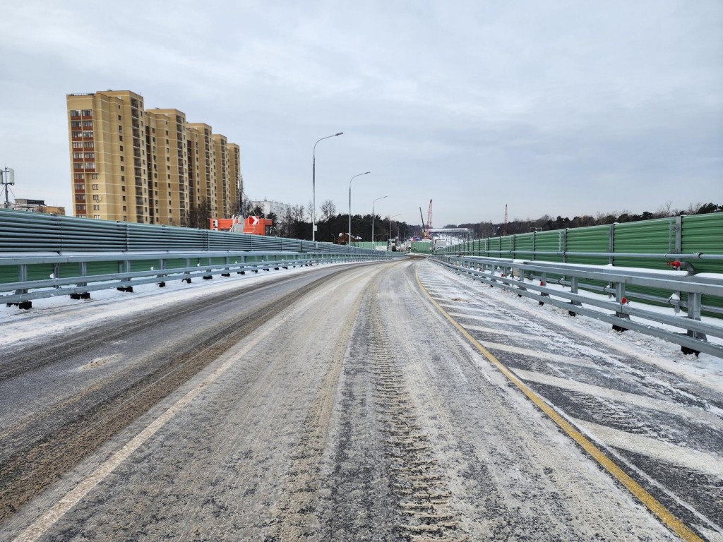 Строительство путепровода в Раменском полностью завершено, теперь готовят к открытию