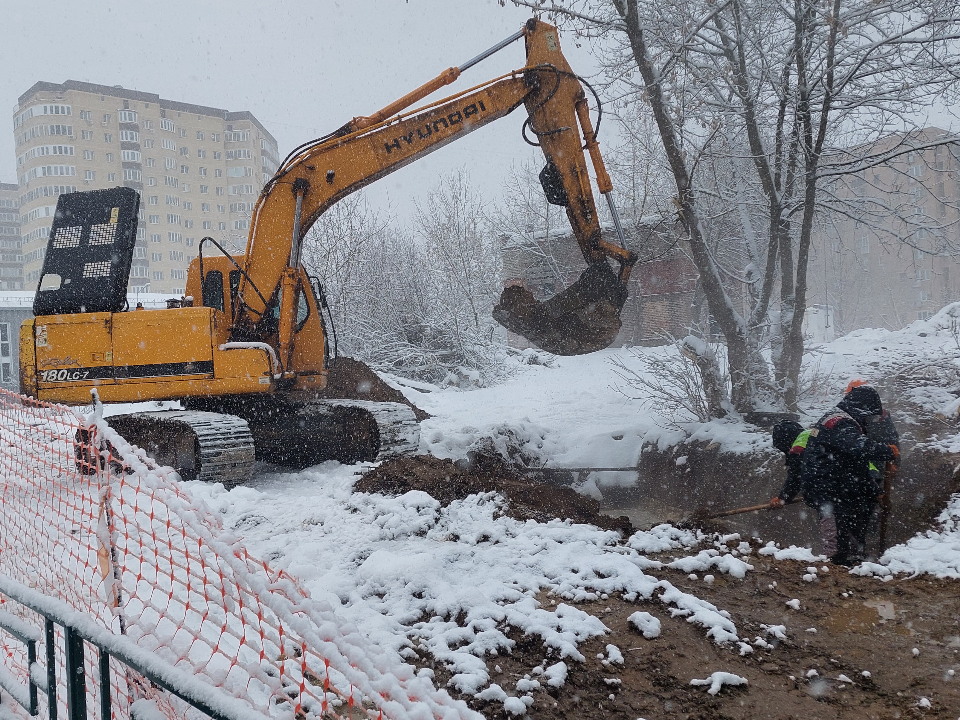 В Рузе устранят прорыв трубопровода в районе парка «Лукоморье»