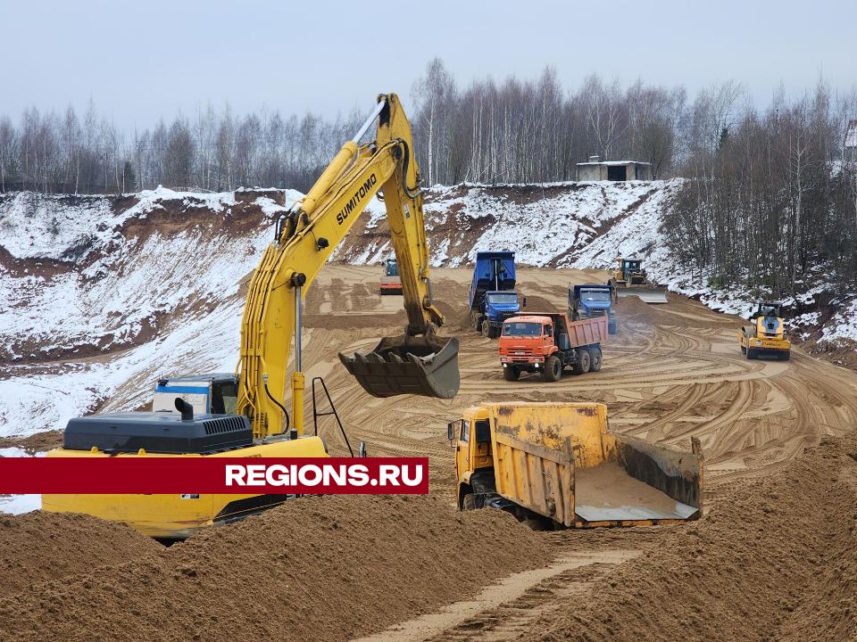 В Тучкове началось строительство второго въезда на объездную дорогу