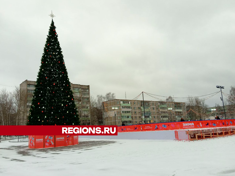 Каток в парке «200 лет Егорьевску» закроют для посещений в воскресенье