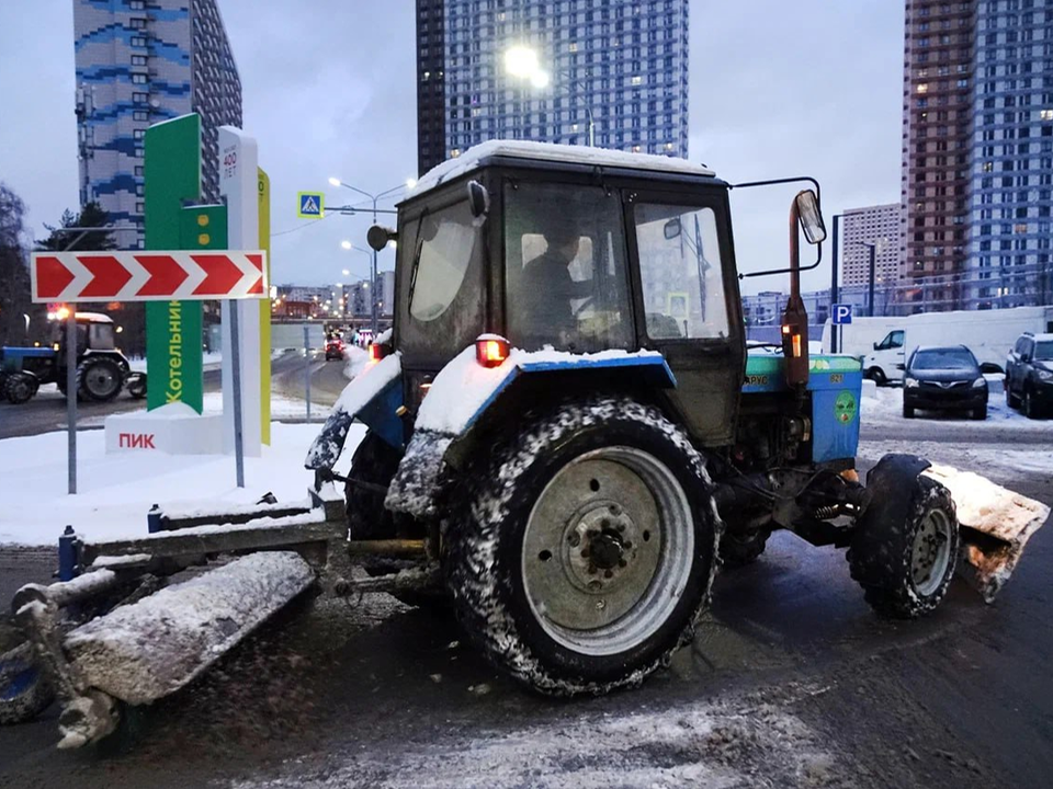 Снегопады в Котельниках испытывают готовность коммунальных служб