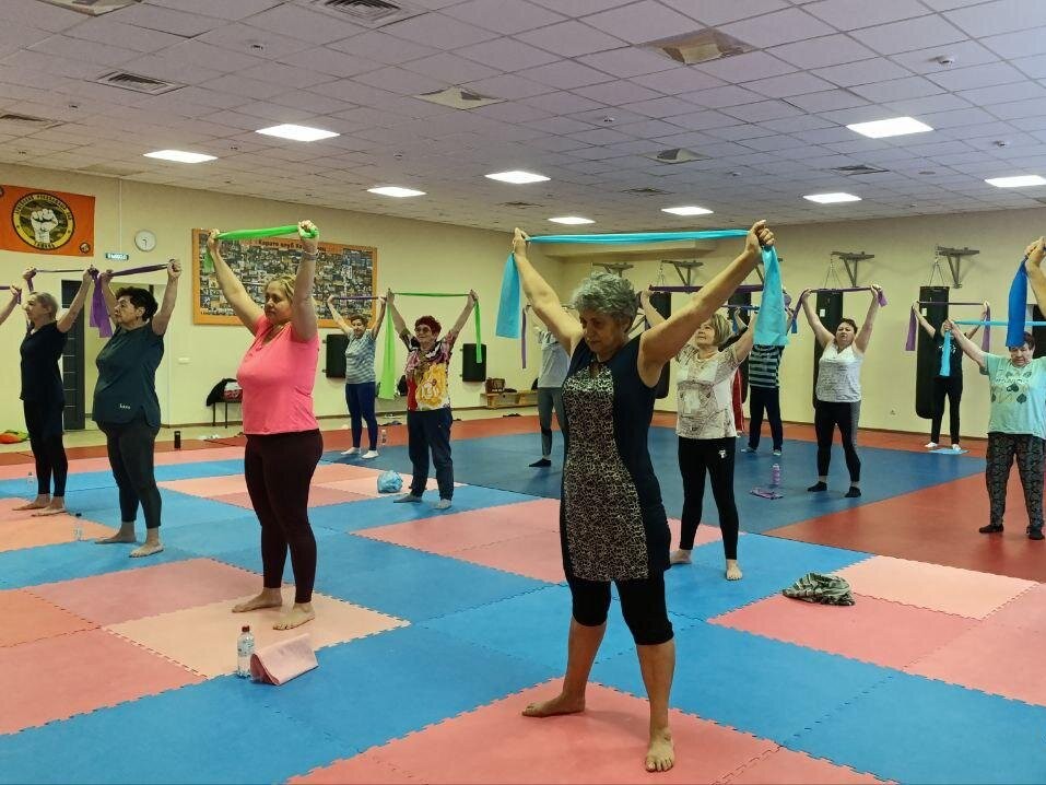 В ДКИС «ТАМАНЬ» состоялись занятия оздоровительной гимнастики