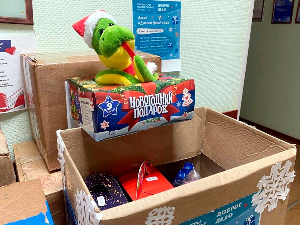 Жители Воскресенска отправили детям из приграничных районов новогодние сладости