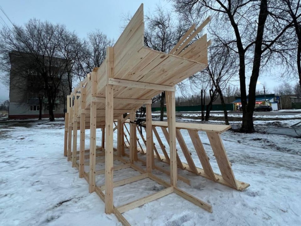 Во дворах Шатуры установят шесть деревянных горок