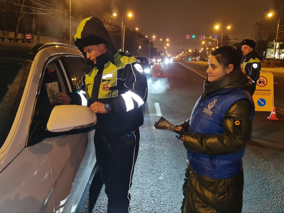 Массовые проверки на трезвость водителей проведут сотрудники ДПС в Домодедово в новогодние праздники