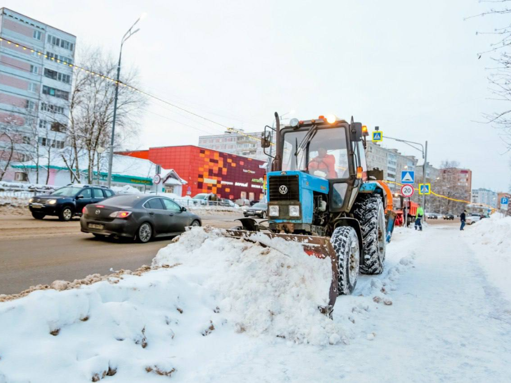 В Сергиевом Посаде опубликован план уборки снега во дворах на вторник