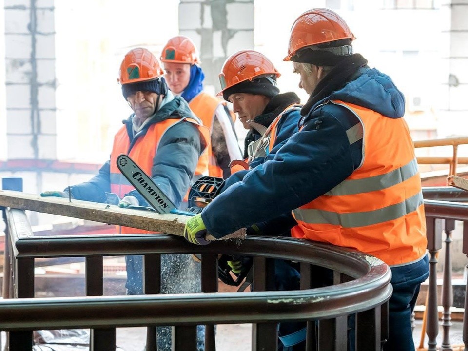 В доме на улице Веллинга в Подольске монтаж стропил завершат в декабре