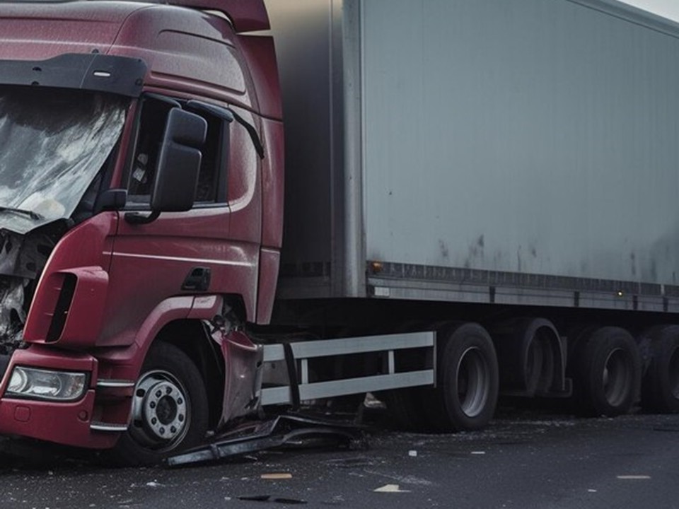 Фура перекрыла движение на трассе А-108 в результате ДТП