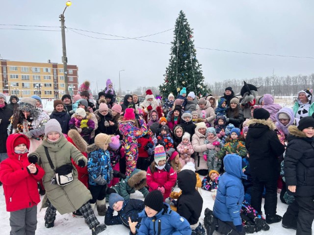 В Истре прошел яркий новогодний праздник «Елка во дворе»