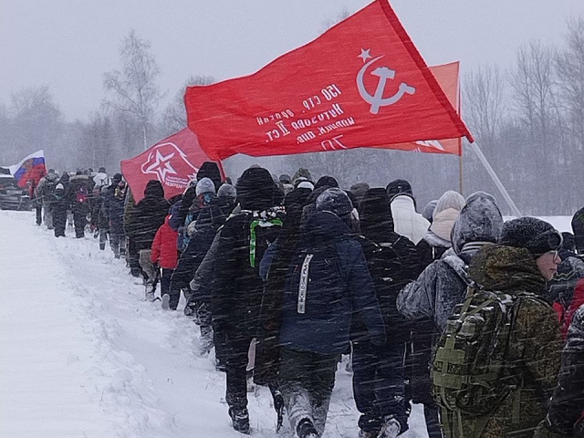 В Чехове провели военно-историческую акцию в память о защитниках Родины