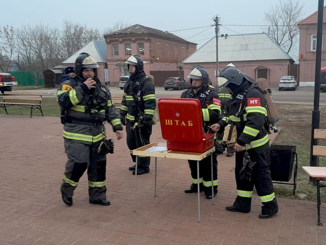 В центре культуры «Заречье» Луховицкого округа ликвидировано условное возгорание