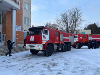 В детской поликлинике города Луховицы сработала пожарная тревога