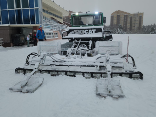 На стадионе «Зоркий» в Красногорске обустраивают лыжные трассы мирового уровня