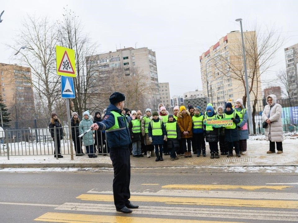 Лыткаринские гимназисты изучали ПДД на пешеходной экскурсии