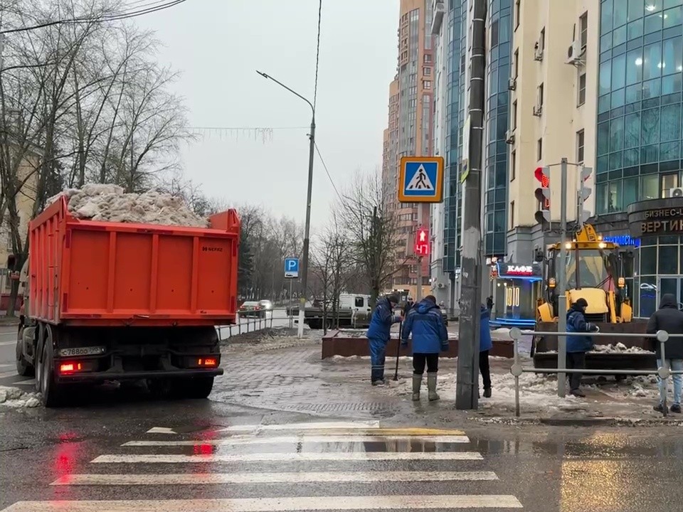 Подмосковье осталось без снежного покрова