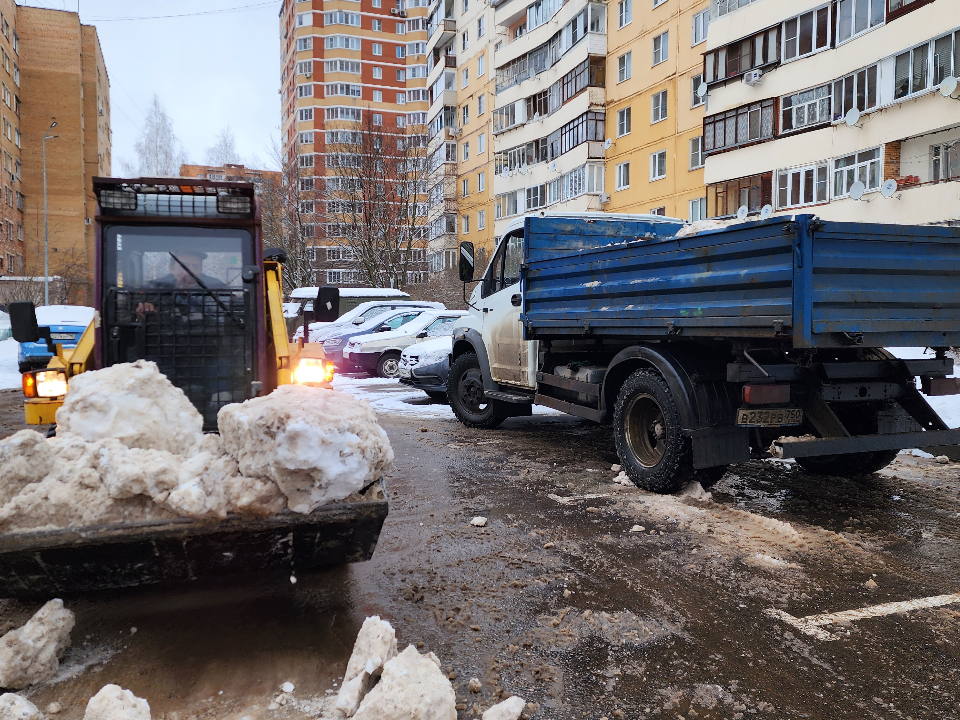 В Рузе утвердили семь площадок для складирования снега