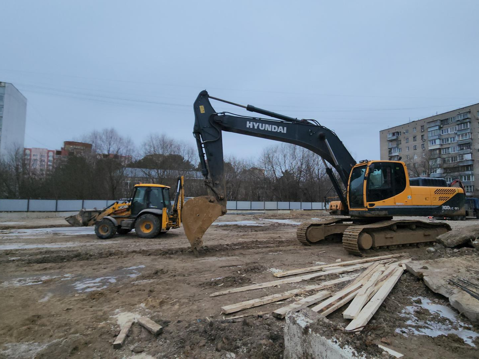 В Нахабине началось строительство нового корпуса поликлиники на 550 посещений