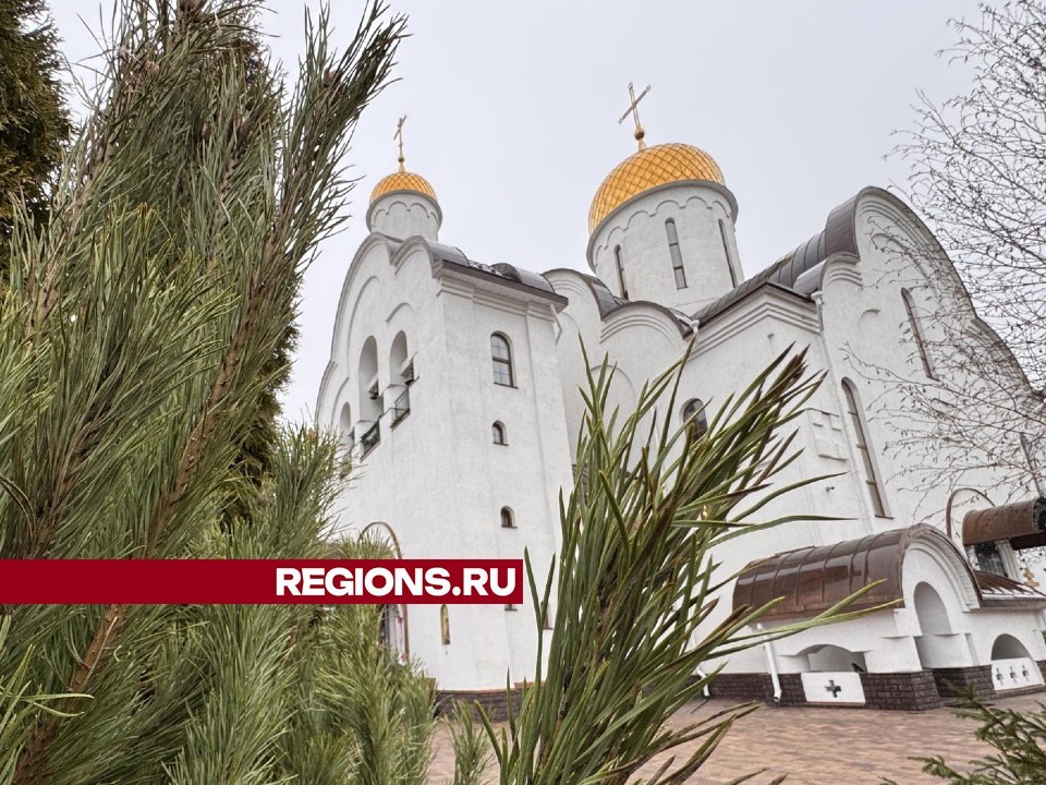 В храме Лесного Городка освятили воду к Крещению