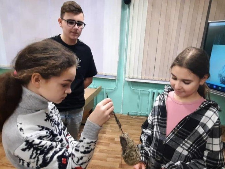 Школьникам из Павловского Посада подарили гнездо ремеза