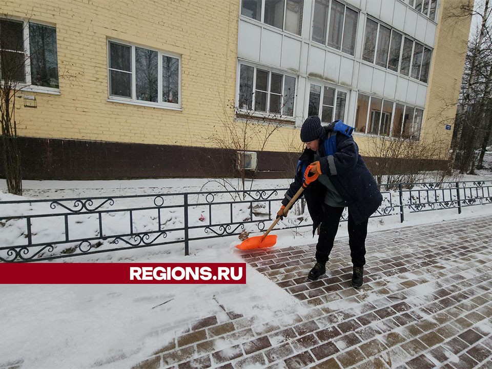 Коммунальщики Истры  убрали с улиц и дворов последствия снегопада