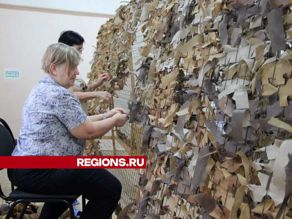 Зима и осень: для чего в Егорьевске создают разные маскировочные сети