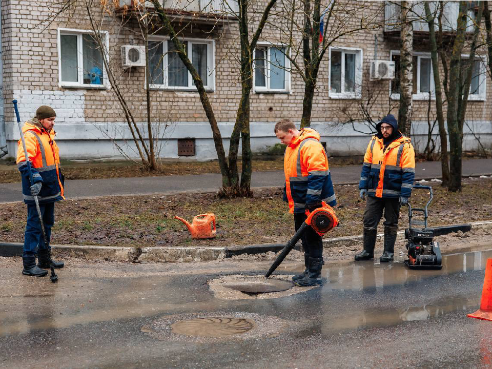 Дорожные ямы устранили на шести улицах Дубны с начала нового года