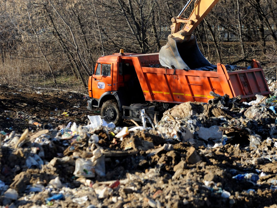 В Нахабине ликвидировали незаконную свалку