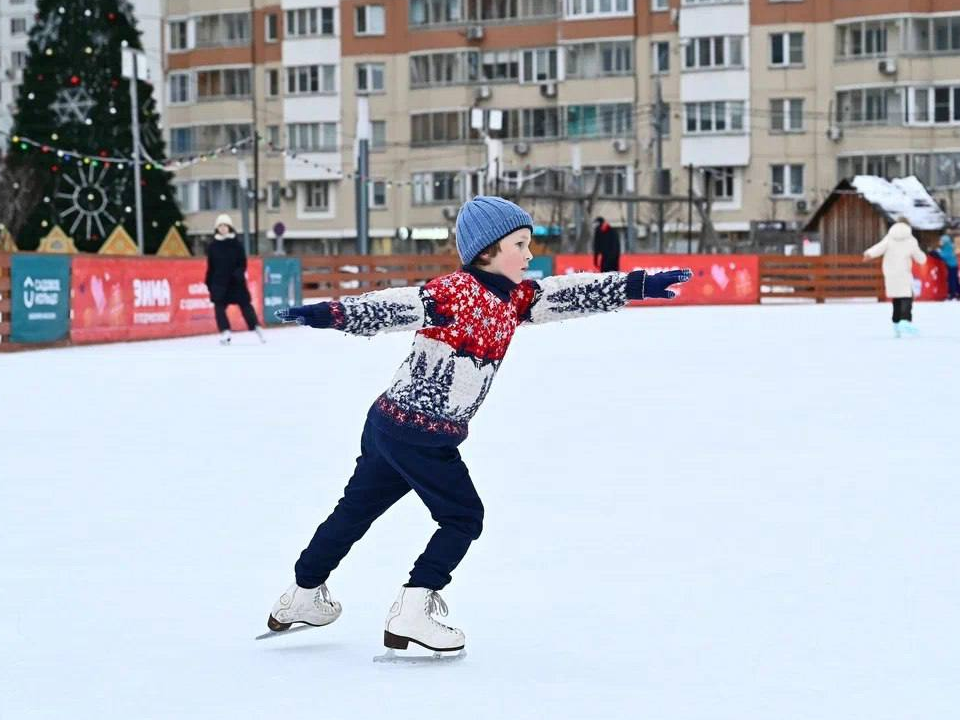 Массовые катания на коньках пройдут на стадионе «Зоркий»