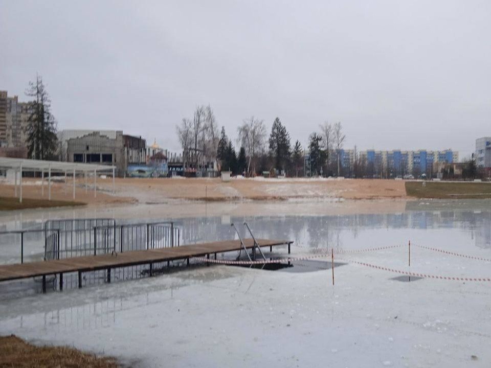 На Новом озере прочистили трубы и канавы