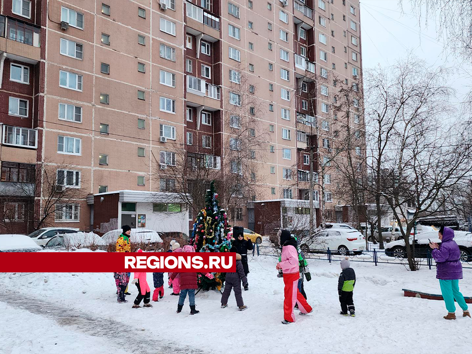 Театральная студия Лобни приехала во двор и устроила праздник для детей