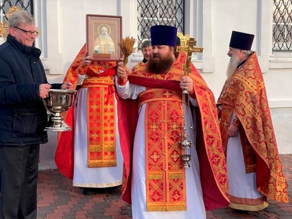 Прихожане храма в Радушине почтили память священномученика Петра Успенского