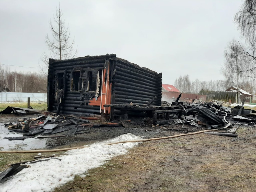 Пожар в Жабках привел к трагедии