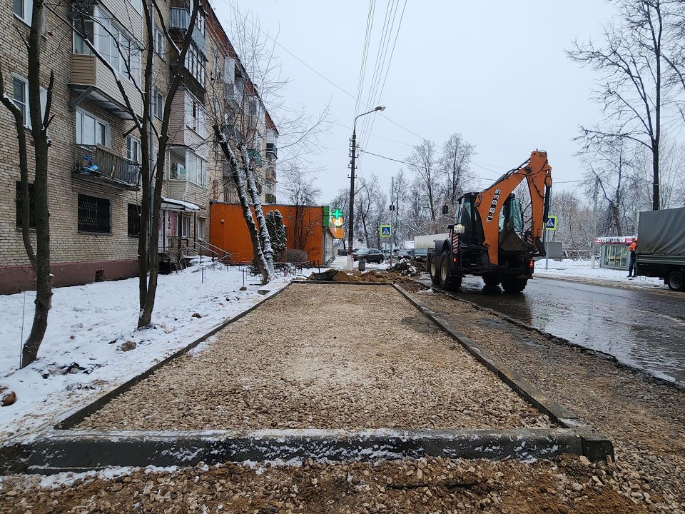 Посадочную площадку для автотранспорта построили на западной стороне Пушкино