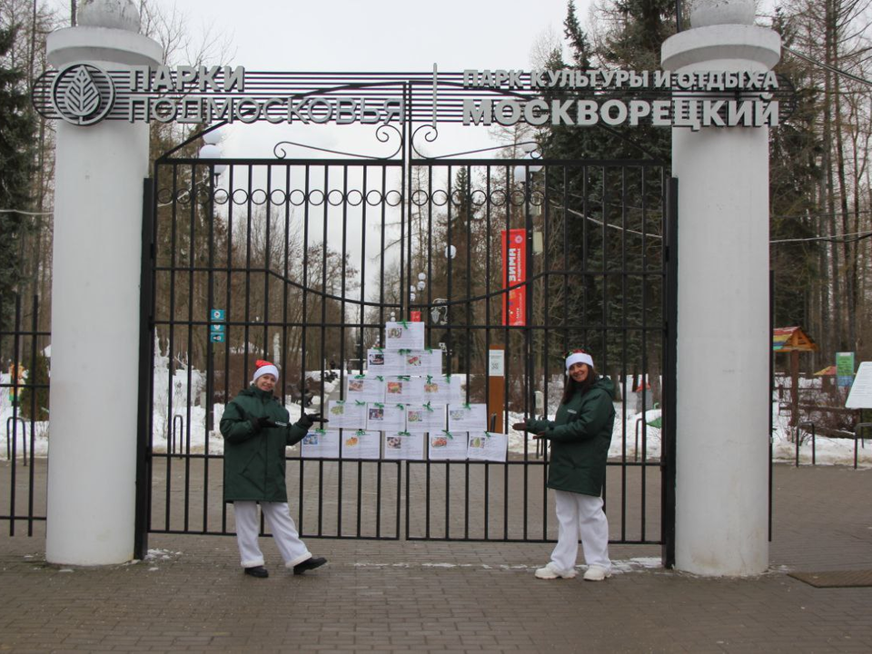 Квест для детей по зимним видам спорта прошел в парке «Москворецкий»