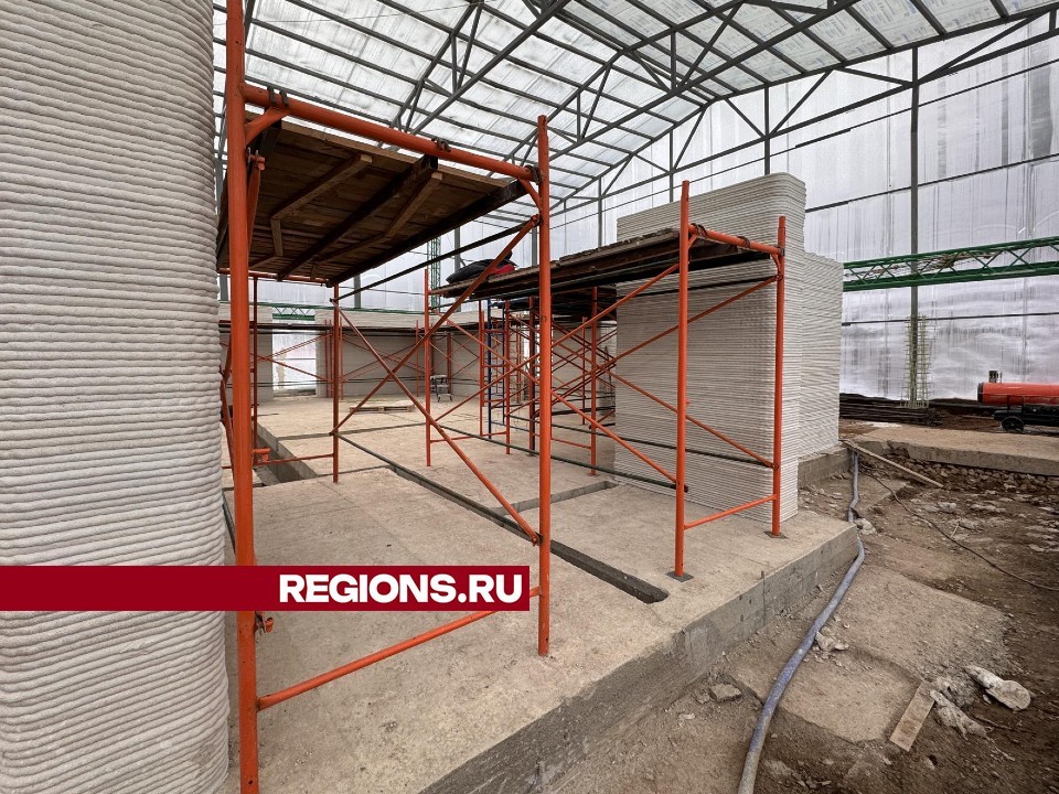 Половину будущего ФАПа в Дубках напечатали на 3D-принтере