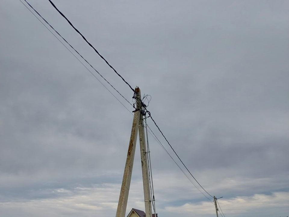 На улице Сиреневая в деревне Дор установили новое освещение