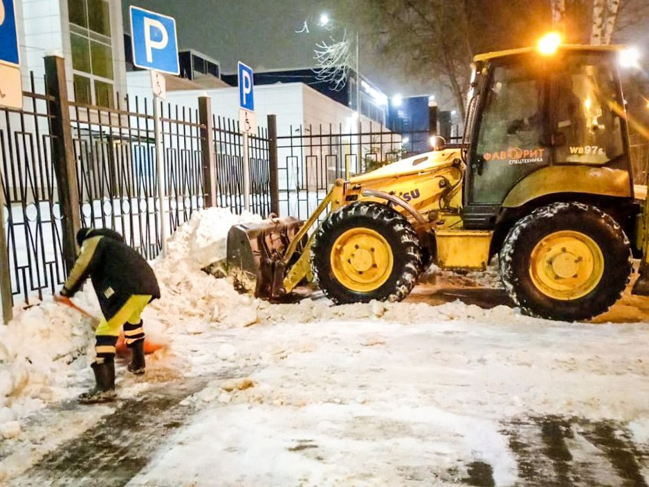 По обращениям жителей Красногорск активно чистят от снега