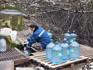 В Луховицах подготовили родник к празднику Крещения Господня