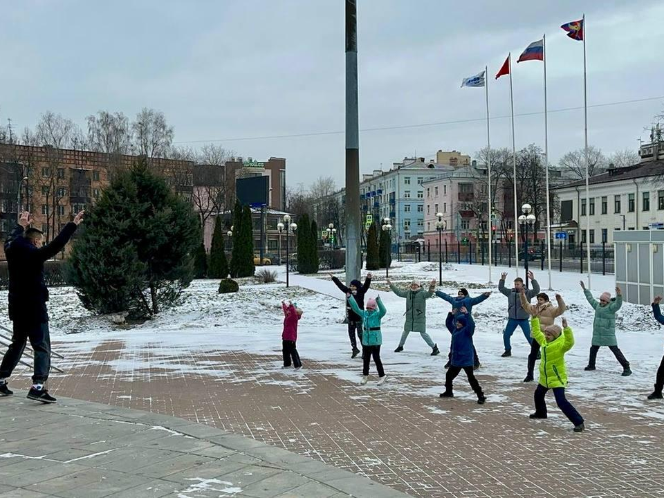 В Люберцах можно сделать зарядку под руководством выдающегося спортсмена