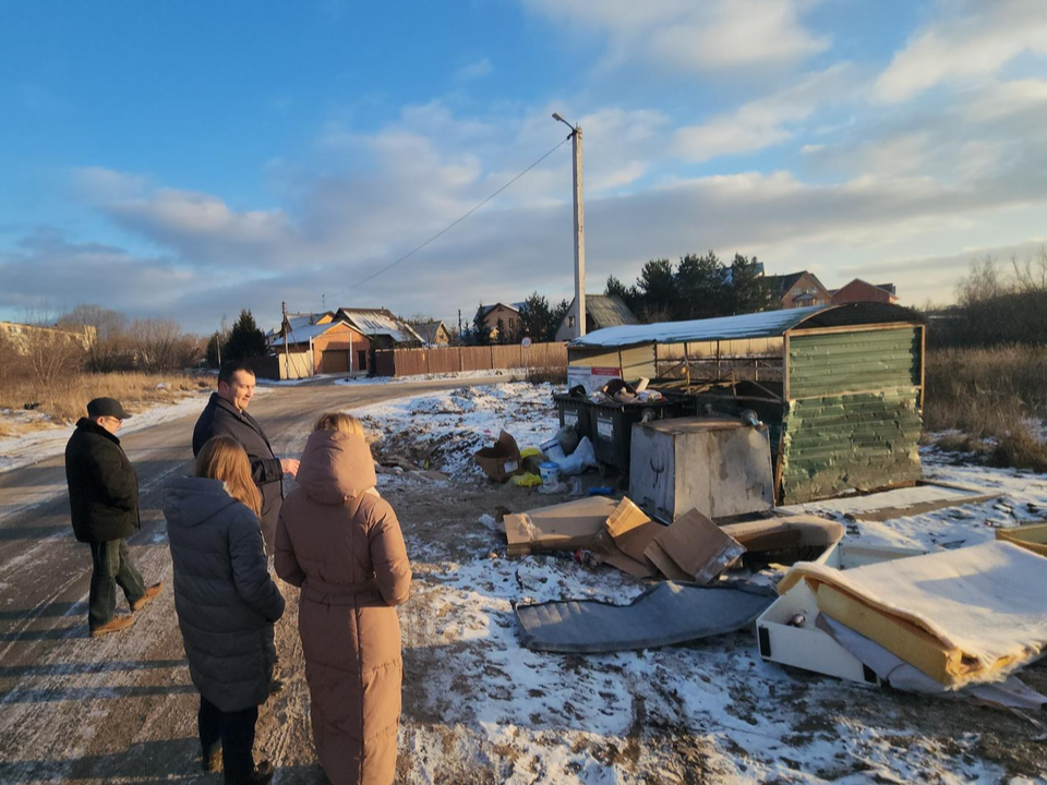 Контейнерную площадку в Михневе модернизируют после жалобы жителей