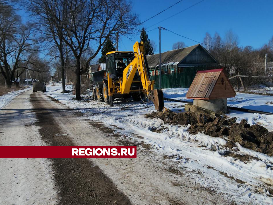 В Воскресенках заканчивают монтаж газопровода