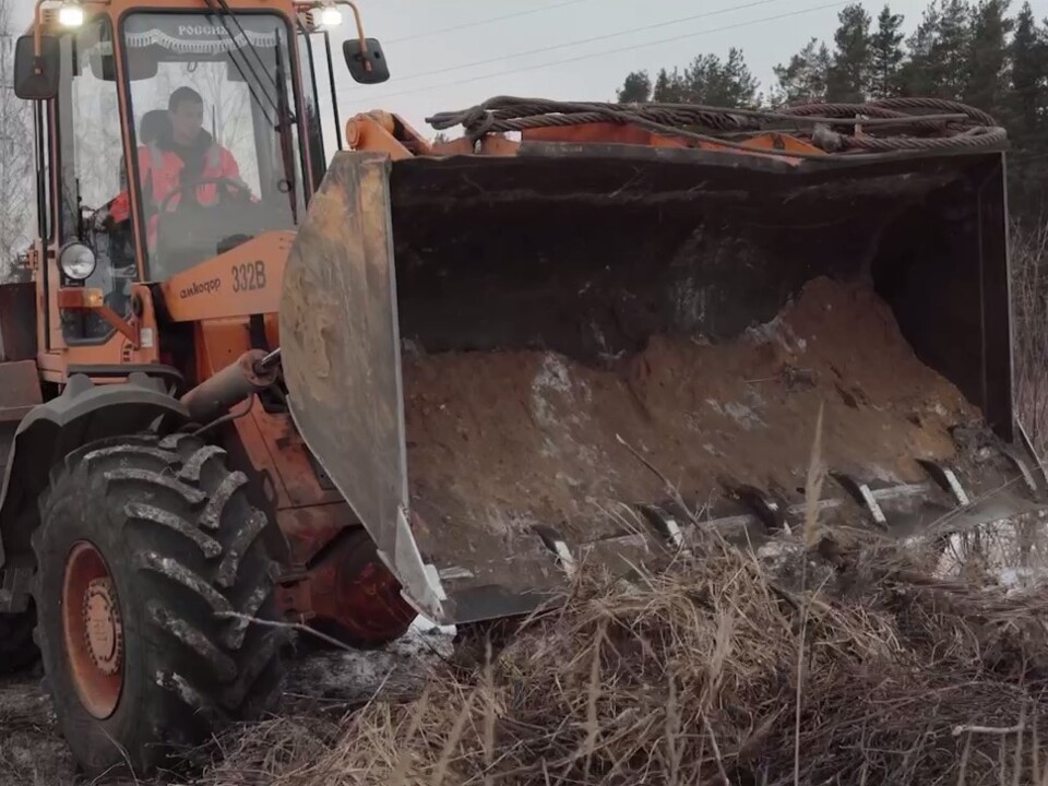 В Орехово-Зуеве ликвидировали стихийную свалку на улице Западной